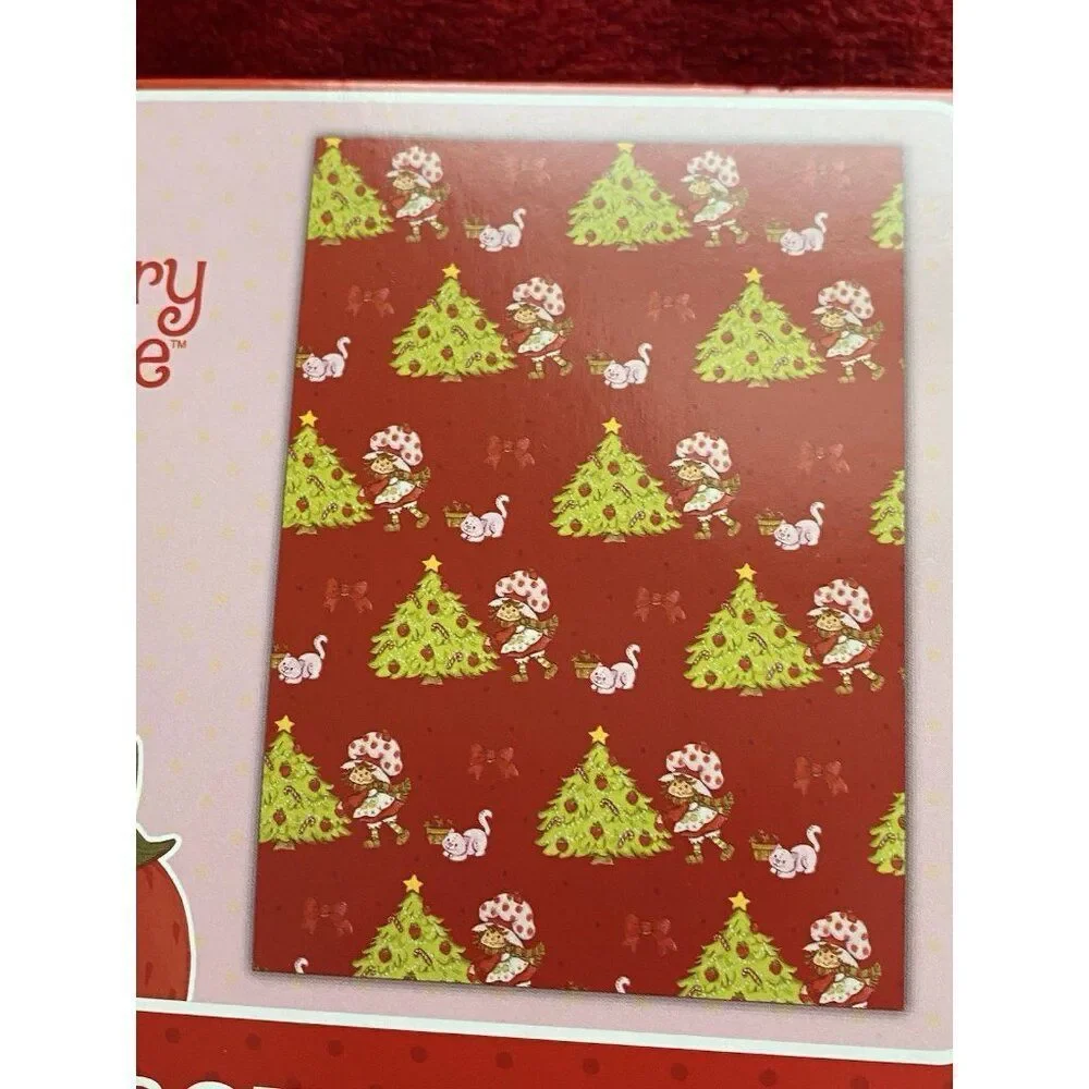 Strawberry Shortcake Custard Christmas Tree Throw‎ Blanket 50